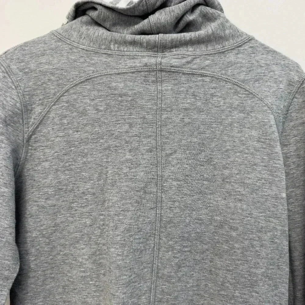 Lululemon In A Cinch Long Sleeve Pullover Sweater Reversible Grey Women's Medium - Picture 10 of 15